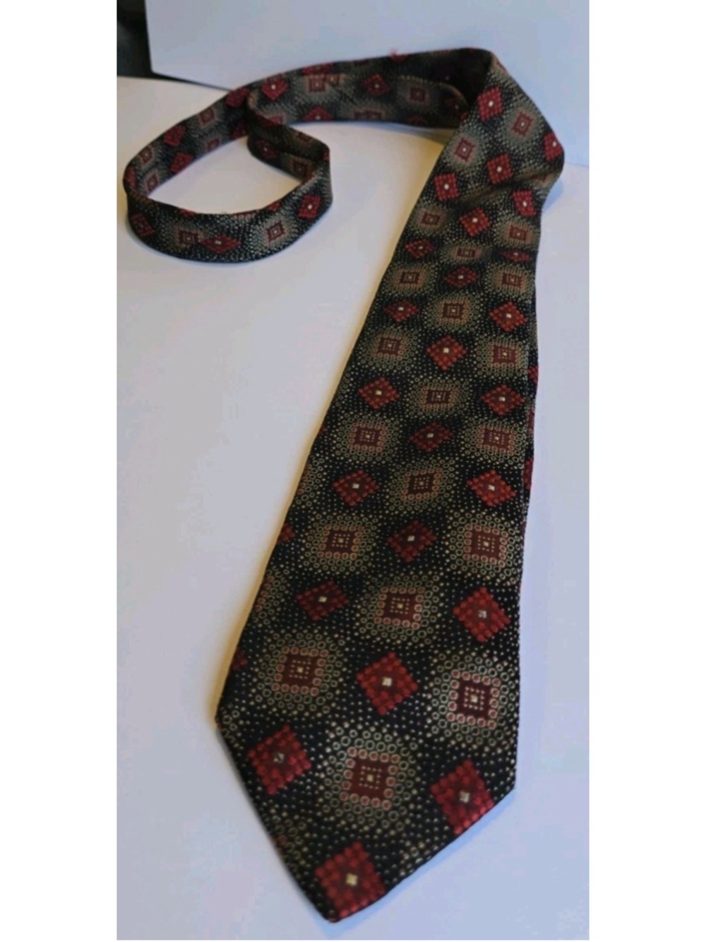 Men's Neck Tie Enrico Coveri, Black Red